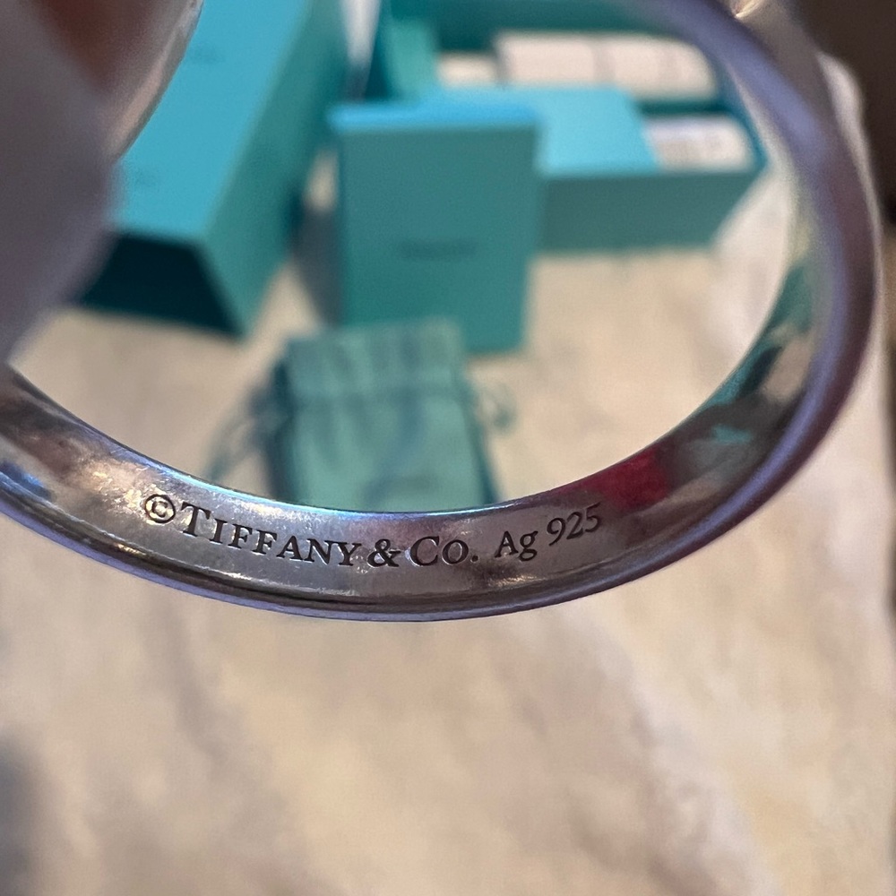 Tiffany’s Silver Interlocking Circle Ring - image 2